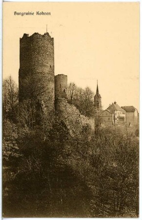 Kohren. Burgruine