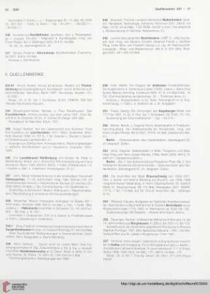 II. Quellenwerke