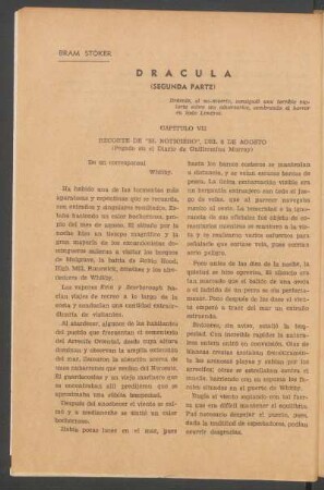 Drácula - (Segunda parte) : Drácula, el no-muerto, consiguió una terrible victoria sobre sus adversarios, sembrando el horror en todo Londres.