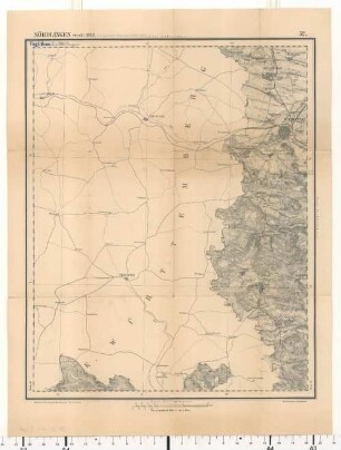 Topographischer Atlas vom Königreiche Baiern diesseits des Rhein, [52]. Noerdlingen
