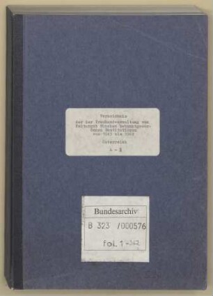 "Verzeichnis der der Treuhandverwaltung bekannt gewordenen Restitutionen von 1945 bis 1962": Restitutionen nach Österreich