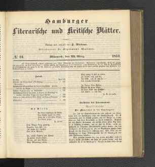 No. 24. 23. März 1853