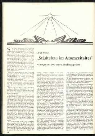 "Städtebau im Atomzeitalter"