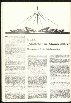"Städtebau im Atomzeitalter"