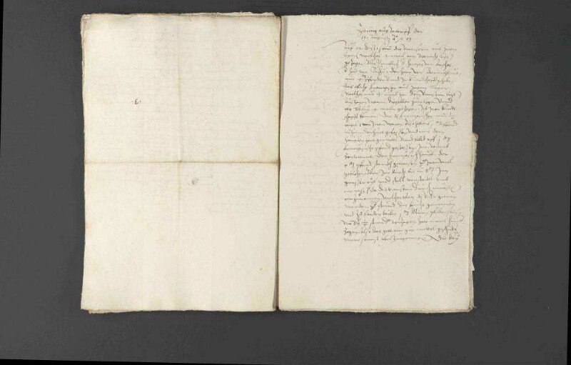 Pfalzgraf Ottheinrich antwortet auf die ihm übermittelte Meldung über die Verhandlungen Herzog Christophs von Württemberg mit Sachsen und anderen protestantischen Reichsfürsten in Religionsangelegenheiten, mit Beilegung mehrerer Zeitungen.