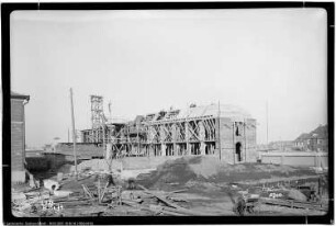 Bau Me 74 Kraftwagenhalle und Turnhalle
