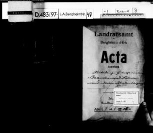 Unterbringung von ausgewiesenen Beamten