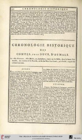 Chronologie historique des comtes, puis ducs, d’Aumale