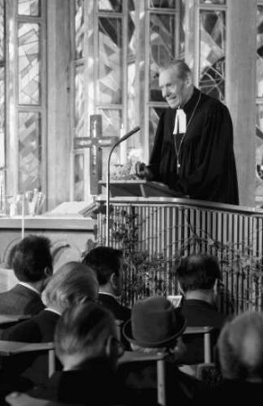 Freiburg: Ludwigskirche, Gottesdienst, Ansprache, Landesbischof Heidland