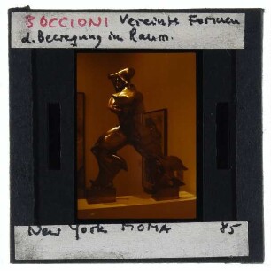 Boccioni, Einzigartige Formen der Kontinuität im Raum (Forme uniche della continuità nello spazio)