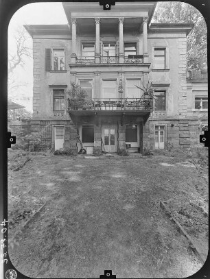 Dresden-Neustadt, Bautzner Straße 94. Wohnhaus (1893). Gartenfront