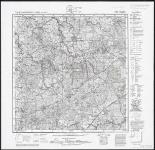 Meßtischblatt 1938 : Kanitz, 1938 : Kanitz. - Aufn. 1927, letzte Nachtr. 1932, hrsg. 1934, red. - 1:25000. - [Berlin]: Reichsamt für Landesaufnahme, 1938. - 1 Kt.