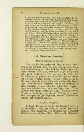 4. Entdeckung Amerikas