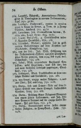 370. Lobes, Mich. - 712. Zollikofers, Caspar, himmlisch gesinnter Seelen Gebeth-Music,[...]
