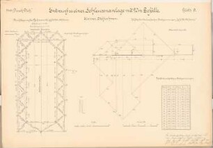 Schleusenanlage, Waren/Müritz Schinkelwettbewerb 1900: Statik Kräfteplan