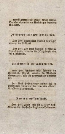 Kameralwissenschaft