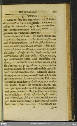 §. XXXVII. Ve & Pascalius, cuius verba adducuntur
