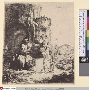 [Christus und die Samariterin mit Ruinen; Christ and the Woman of Samaria among Ruins; Autre Samaritaine]