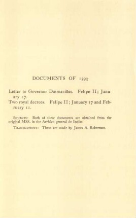 Documents of 1593