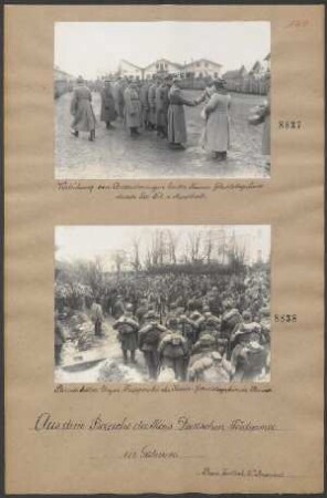 Parade österr.-ungar. Truppen bei der Kaiser-Geburtstagsfeier in Zborow