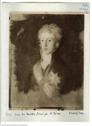 Don Luis von Borbón, Fürst von Parma und König von Etrurien