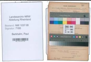 Entnazifizierung Paul Berkhahn , geb. 31.05.1898 (Beamter)