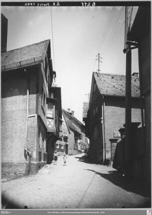 Pferdstraße in Kronberg von Süden