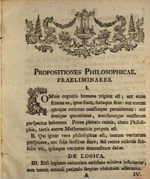 Propositiones Ex Vniversa Philosophia Et Mathesi