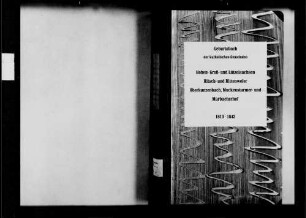 Hohensachsen, katholische Gemeinde: Geburtenbuch 1810-1843