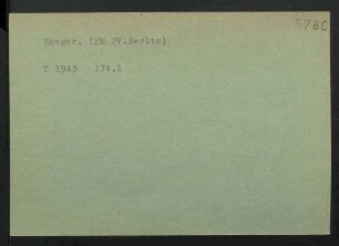 Seeger, NN.