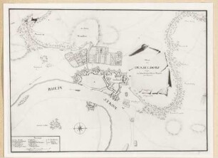 Plan von Düsseldorf, liegt im Chur-fürstenthum Mayntz am Rheine. Festung und ausserhalb liegende Gärten 1770