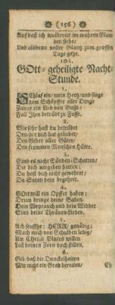 103. GOtt-geheiligte Nacht-Stunde