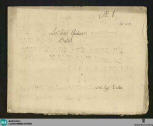 Les Trois Grâces. Arr - Don Mus.Ms. 2040 : pf