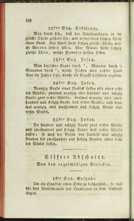 Eilfter Abschnitt. Von den regelmäßigen Vielecken