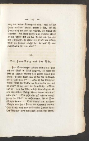 16. Der Zaunkönig und der Bär.