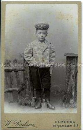 Junge im Matrosenanzug, Carte de Visite