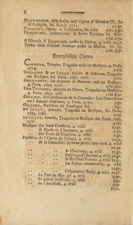 Französische Opern