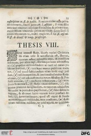 Thesis VIII