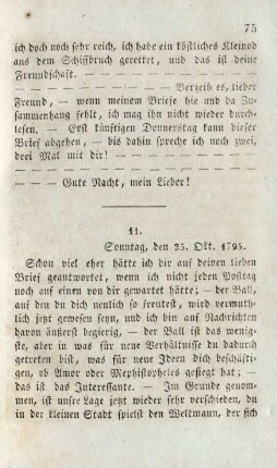 11. Sonntag, den 25. Okt. 1795.