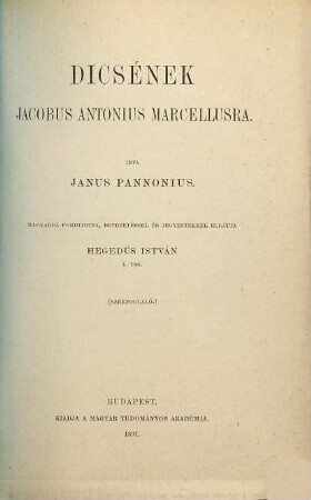 Értekezések a nyelv- és széptudományok köréből. 16. 1897, Nr. 10