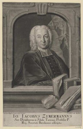 Bildnis des Io. Iacobvs Zimermannvs