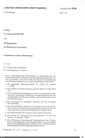 Antrag der FDP: Umweltatlas