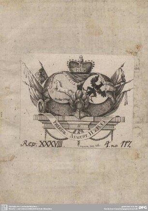 Exlibris: Friedrich August Herzog zu Braunschweig-Oels