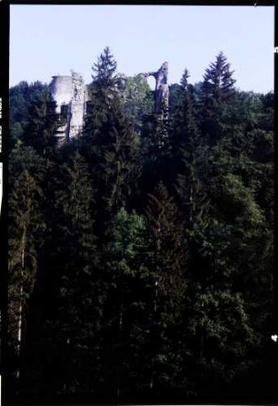 Herrenzimmern: Burg Herrenzimmern, seitlich, von der Straße
