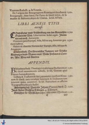 Libri Aeneis Typis excusi.