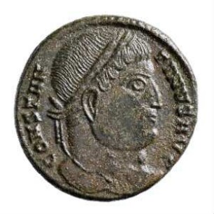 Münze, Follis, Aes 3, 323 - 324 n. Chr.