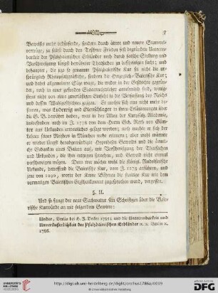 §II. [Besonders aus einer neuerlichen Meinung]