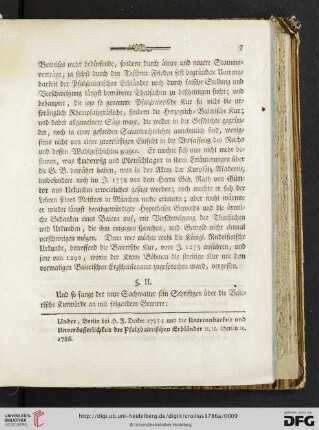 §II. [Besonders aus einer neuerlichen Meinung]