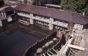 Esslingen, Wasserhaus, flussabwärts