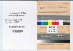 Entnazifizierung Helene Paulmann, geb. 14.02.1908 (Kaufm.Angestellte)